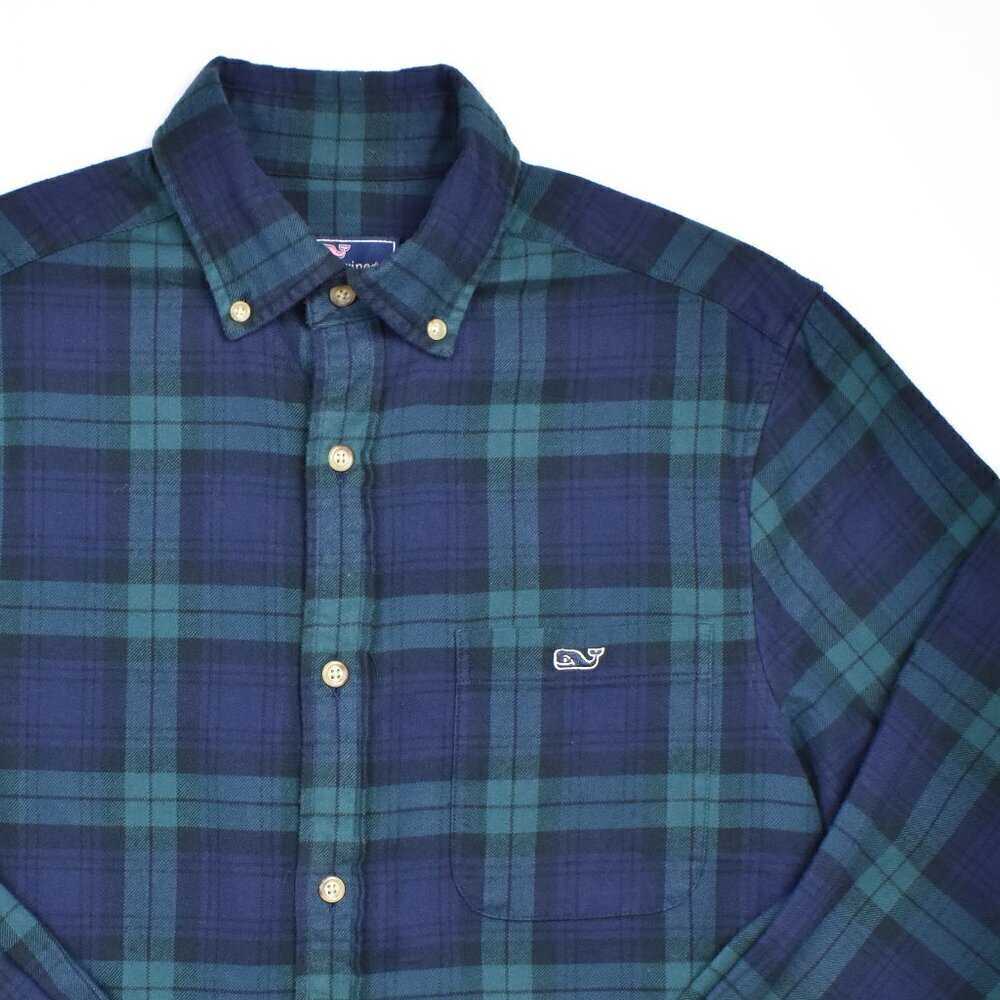 Vineyard Vines Classic Fit Pine Tucker Shirt Plaid Flannel NEW - Picture 5 of 6